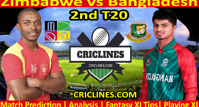 Today Match Prediction-ZIM vs BAN-2nd T20-2022-Who Will Win Today