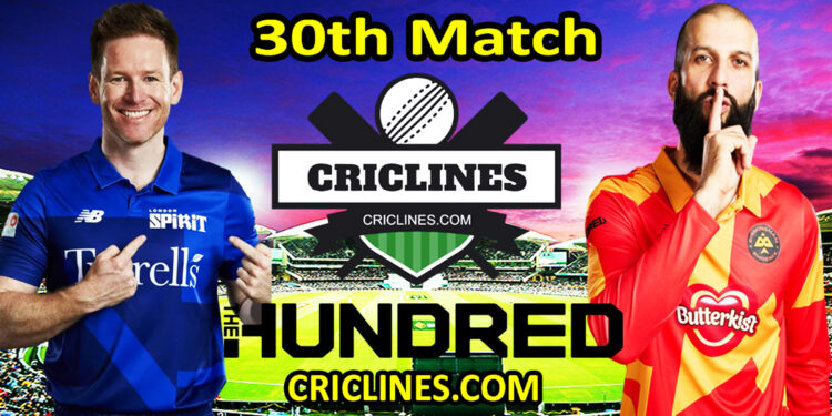 Today Match Prediction-LNS vs BPX-The Hundred League-2022-30th Match-Who Will Win