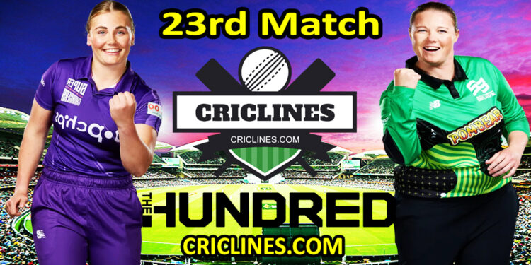Today Match Prediction-NSGW vs STBW-The Hundred Womens Competition 2022-23rd Match-Who Will Win