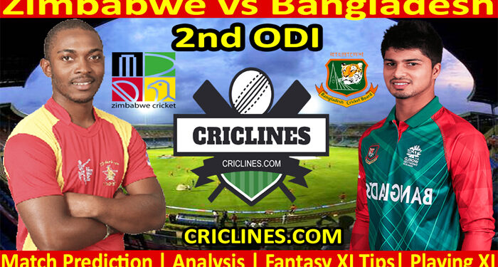 Today Match Prediction-ZIM vs BAN-2nd ODI-2022-Who Will Win Today