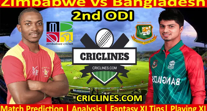 Today Match Prediction-ZIM vs BAN-2nd ODI-2022-Who Will Win Today