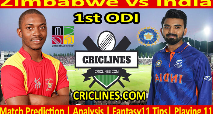 Today Match Prediction-ZIM vs IND-1st ODI-2022-Who Will Win