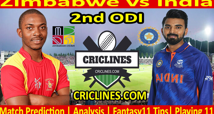 Today Match Prediction-ZIM vs IND-2nd ODI-2022-Who Will Win