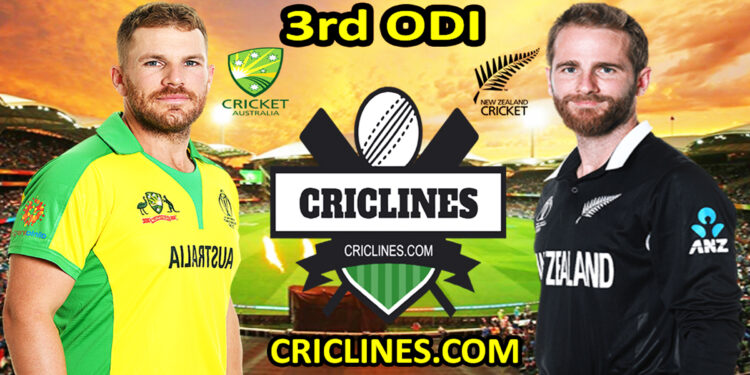 AUS vs NZ-Today Match Prediction-3rd ODI-2022-Who Will Win