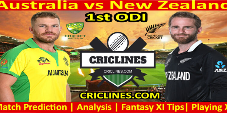 Australia vs New Zealand-Today Match Prediction-1st ODI-2022-Who Will Win