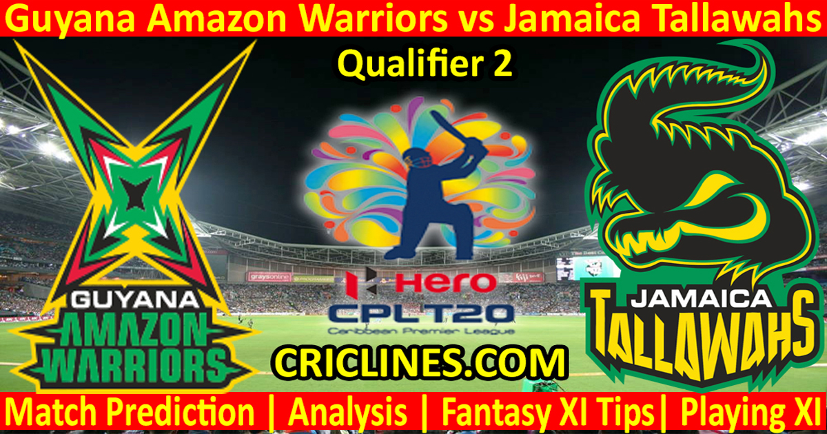 Guyana  Warriors vs Jamaica Tallawahs Match 15 Match Live cricket  Score: Republic Bank CPL T20