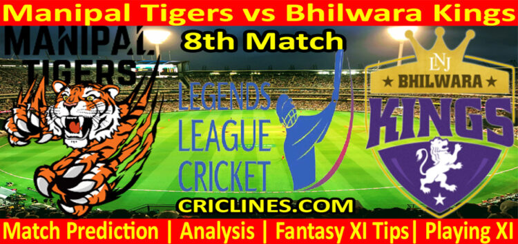 Today Match Prediction-Manipal Tigers vs Bhilwara Kings-Dream11-LLC T20-8th Match-Who Will Win