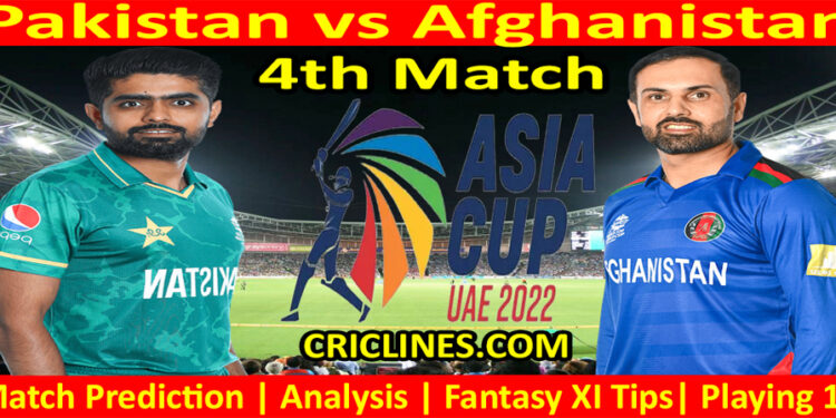 Today Match Prediction-PAK vs AFG-Asia Cup 2022-Super Four-4th Match-Who Will Win
