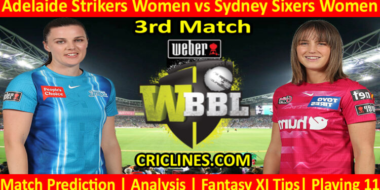 Today Match Prediction-ADSW vs SYSW-WBBL T20 2022-3rd Match-Who Will Win