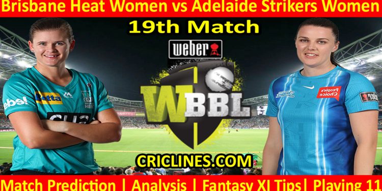 Today Match Prediction-BBHW vs ADSW-WBBL T20 2022-19th Match-Who Will Win