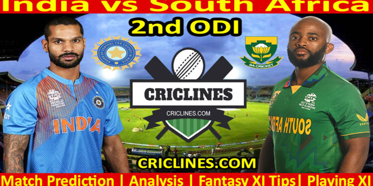 Today Match Prediction-IND vs SA-2nd ODI-2022-Who Will Win