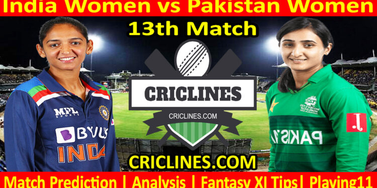 Today Match Prediction-INDW vs PAKW-Womens Asia Cup-2022-13th Match-Who Will Win
