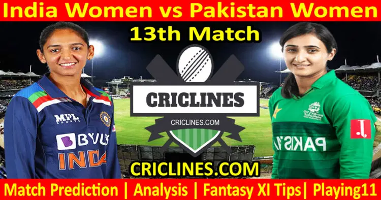Today Match Prediction-INDW vs PAKW-Womens Asia Cup-2022-13th Match-Who Will Win