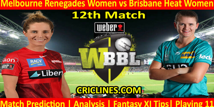 Today Match Prediction-MLRW vs BBHW-WBBL T20 2022-12th Match-Who Will Win