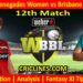 Today Match Prediction-MLRW vs BBHW-WBBL T20 2022-12th Match-Who Will Win