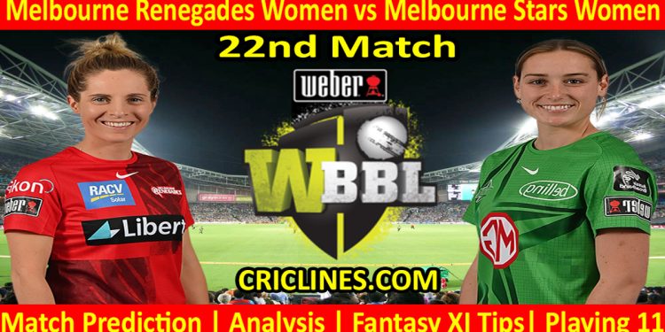 Today Match Prediction-MLRW vs MLSW-WBBL T20 2022-22nd Match-Who Will Win