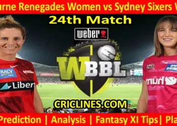 Today Match Prediction-MLRW vs SYSW-WBBL T20 2022-24th Match-Who Will Win