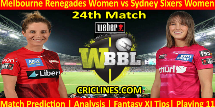 Today Match Prediction-MLRW vs SYSW-WBBL T20 2022-24th Match-Who Will Win