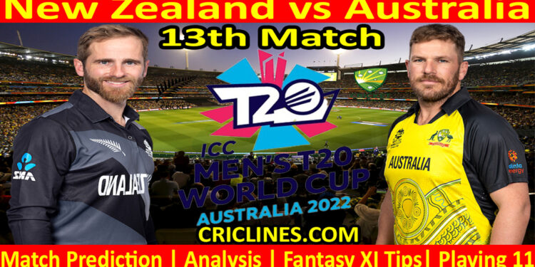 Today Match Prediction-NZ vs AUS-ICC T20 World Cup 2022-13th Match-Who Will Win