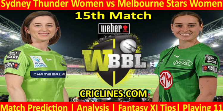 Today Match Prediction-SYTW vs MLSW-WBBL T20 2022-15th Match-Who Will Win