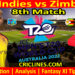 Today Match Prediction-WI vs ZIM-ICC T20 World Cup 2022-8th Match-Who Will Win