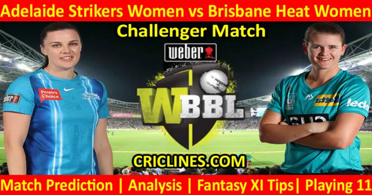 Today Match Prediction-ADSW vs BBHW-WBBL T20 2022-Challenger Match-Who Will Win
