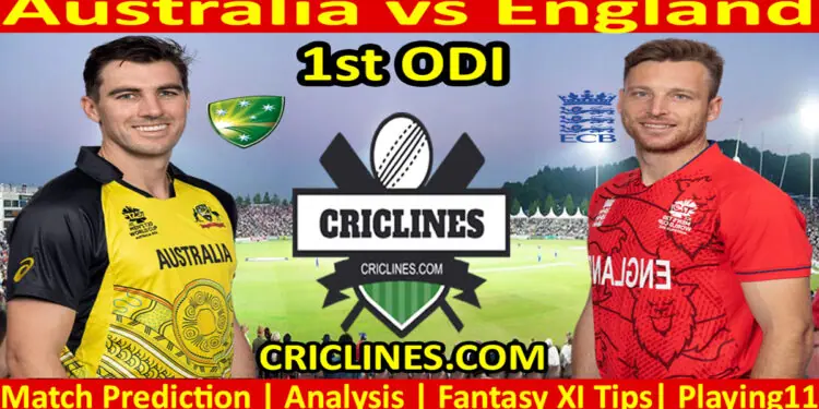 Today Match Prediction-AUS vs ENG-1st ODI 2022-Who Will Win