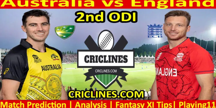 Today Match Prediction-AUS vs ENG-Dream11-2nd ODI 2022-Who Will Win