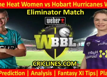 Today Match Prediction-BBHW vs HBHW-WBBL T20 2022-Eliminator Match-Who Will Win