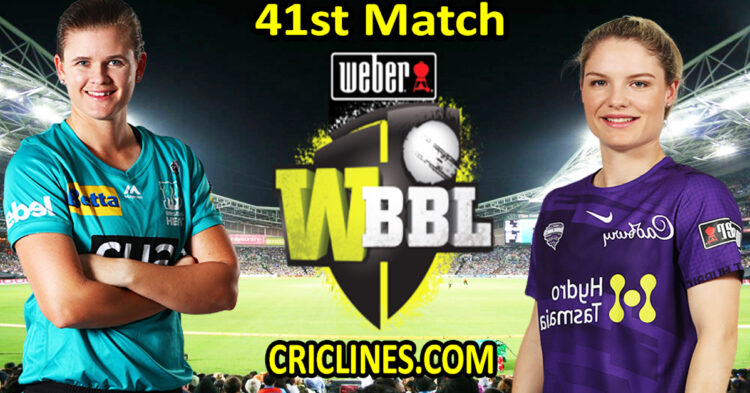 Today Match Prediction-Brisbane Heat Women vs Hobart Hurricanes Women-WBBL T20 2022-41st Match-Who Will Win