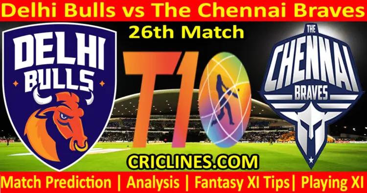 Today Match Prediction-DB vs CB-Dream11-Abu Dhabi T10 League-2022-26th Match-Who Will Win