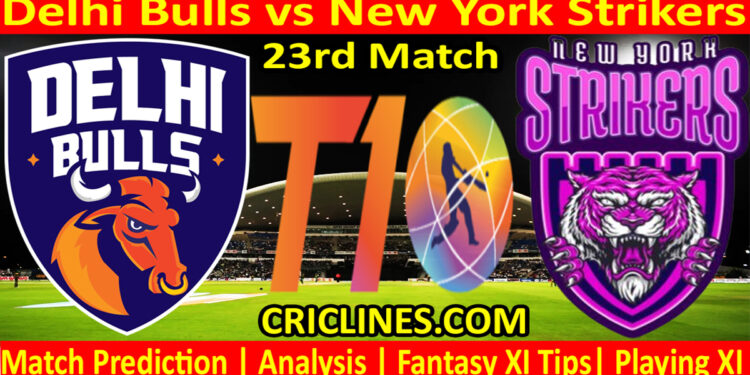 Today Match Prediction-DB vs NYS-Dream11-Abu Dhabi T10 League-2022-23rd Match-Who Will Win