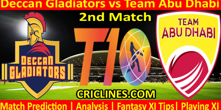 Today Match Prediction-DG vs TAB-Dream11-Abu Dhabi T10 League-2022-2nd Match-Who Will Win