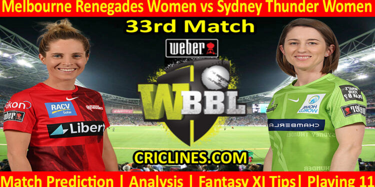 Today Match Prediction-MLRW vs SYTW-WBBL T20 2022-33rd Match-Who Will Win