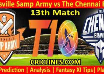Today Match Prediction-MSA vs CB-Dream11-Abu Dhabi T10 League-2022-13th Match-Who Will Win
