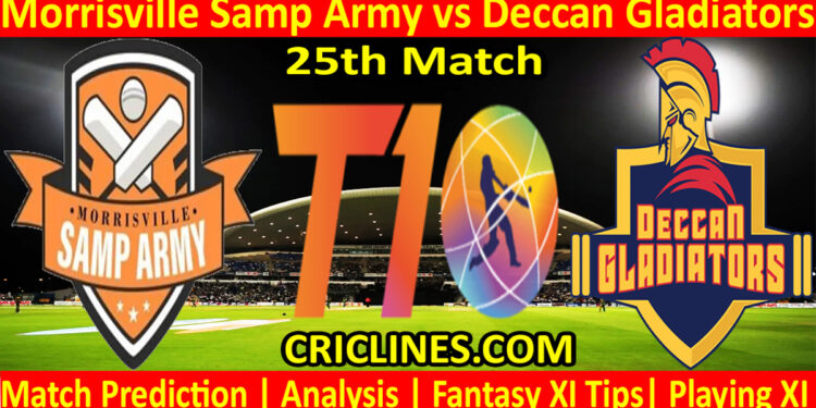 Today Match Prediction-MSA vs DG-Dream11-Abu Dhabi T10 League-2022-25th Match-Who Will Win