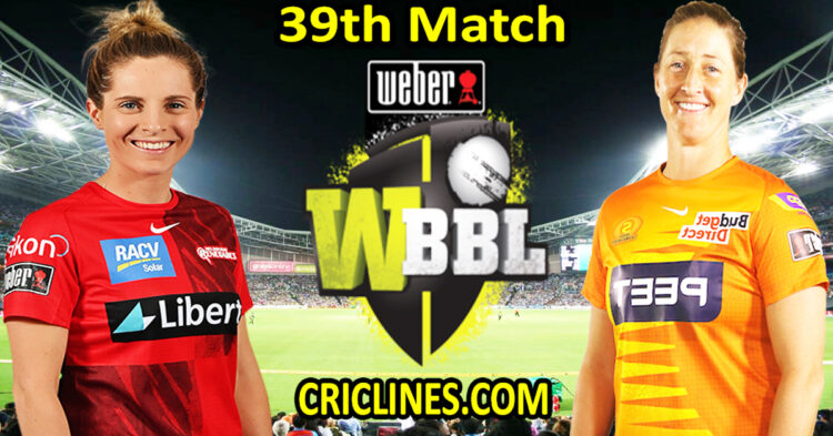 Today Match Prediction-Melbourne Renegades Women vs Perth Scorchers Women-WBBL T20 2022-39th Match-Who Will Win