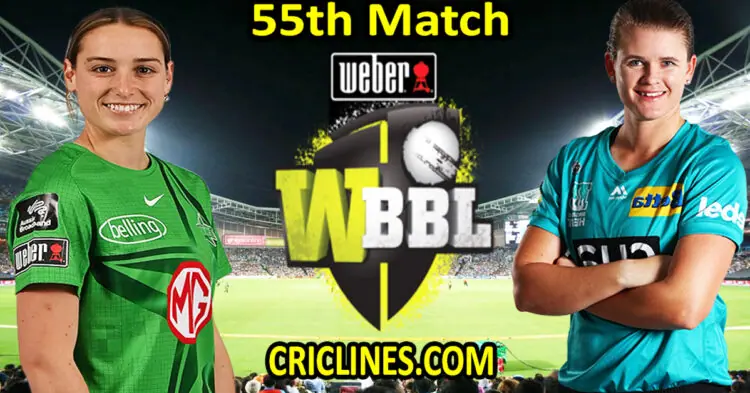 Today Match Prediction-Melbourne Stars Women vs Brisbane Heat Women-WBBL T20 2022-55th Match-Who Will Win