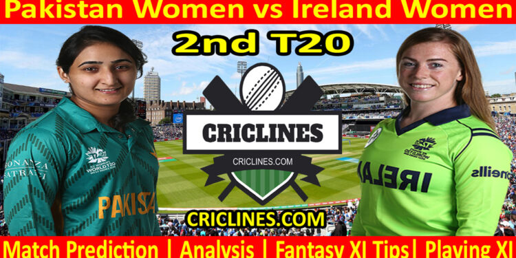Today Match Prediction-PAKW vs IREW-Dream11-2nd T20 2022-Who Will Win