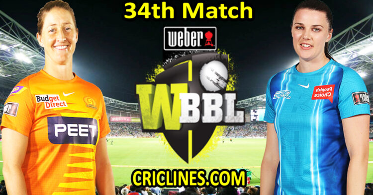Today Match Prediction-Perth Scorchers Women vs Adelaide Strikers Women-WBBL T20 2022-34th Match-Who Will Win