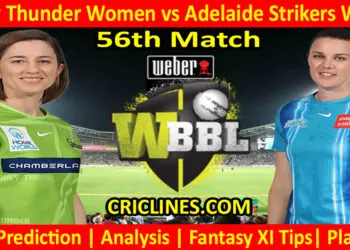 Today Match Prediction-SYTW vs ADSW-WBBL T20 2022-56th Match-Who Will Win