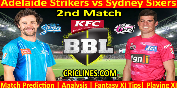 ADS vs SYS-Today Match Prediction-Dream11-BBL T20 2022-23-2nd Match-Who Will Win