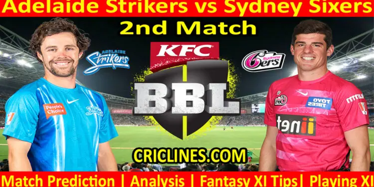 ADS vs SYS-Today Match Prediction-Dream11-BBL T20 2022-23-2nd Match-Who Will Win