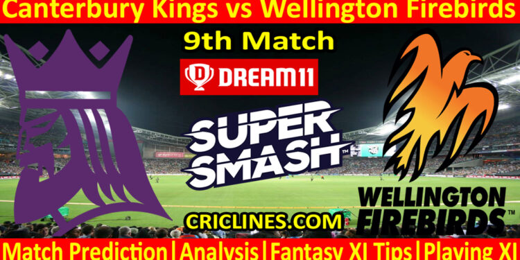 Today Match Prediction-CK vs WF-Dream11-Super Smash T20 2022-23-9th Match-Who Will Win