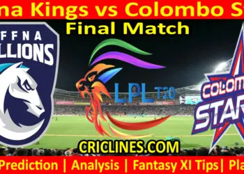 Today Match Prediction-JK vs CS-Dream11-LPL T20 2022-Final Match-Who Will Win