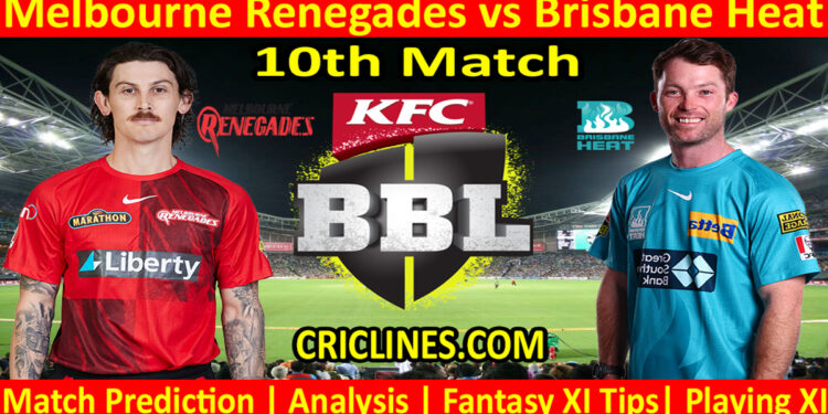 Today Match Prediction-MLR vs BH-Dream11-BBL T20 2022-23-10th Match-Who Will Win