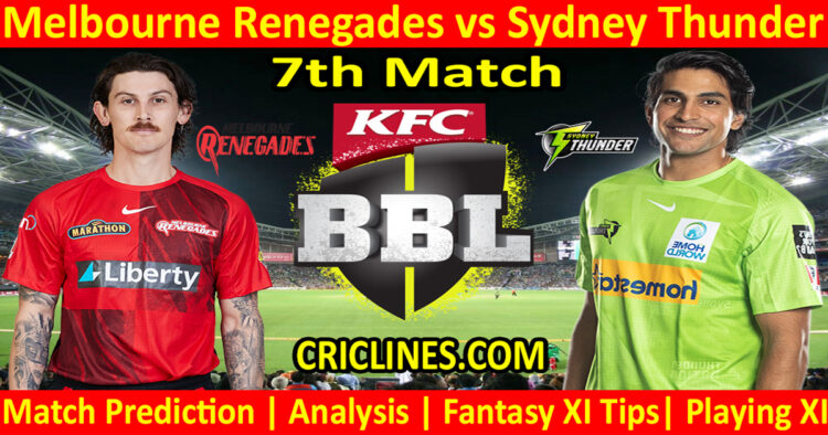 Today Match Prediction-MLR vs SYT-Dream11-BBL T20 2022-23-7th Match-Who Will Win