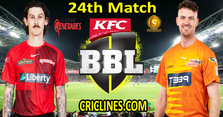 Today Match Prediction-Melbourne Renegades Vs Perth Scorchers-Dream11 ...