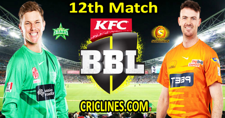 Today Match Prediction-Melbourne Stars vs Perth Scorchers-Dream11-BBL T20 2022-23-12th Match-Who Will Win
