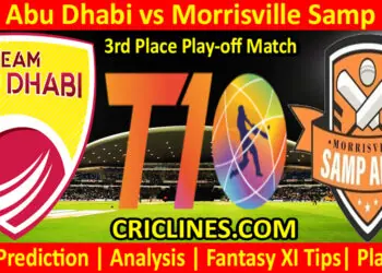 Today Match Prediction-TAB vs MSA-Dream11-Abu Dhabi T10 League-2022-3rd Place Play-off Match-Who Will Win